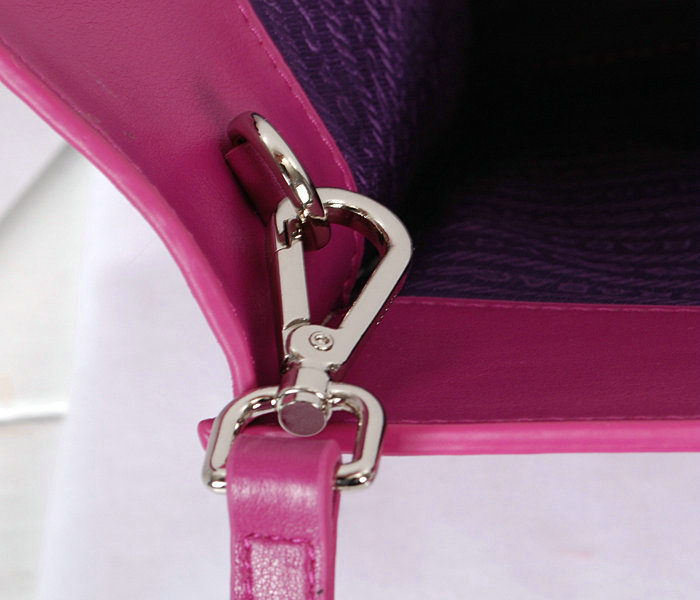 2014 Prada original leather tote bag BN2619 purple - Click Image to Close